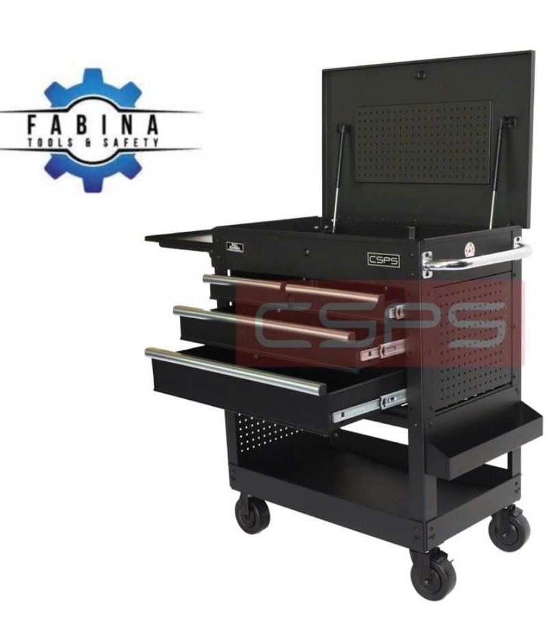 Làm việc hiệu quả hơn khi tủ dụng cụ có bánh xe luôn ở vị trí bạn cần