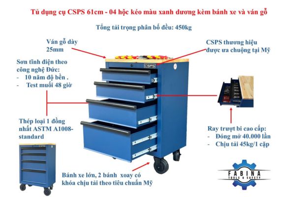 Tủ dụng cụ cơ khí là gì và vai trò của nó trong xưởng sản xuất hiện đại