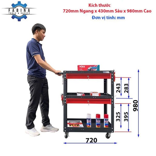 TỦ KỆ ĐỒ NGHỀ FABINA