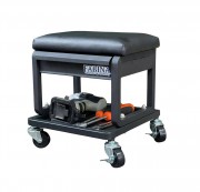 Ghế ngồi sửa chữa xe có ngăn kéo màu đen