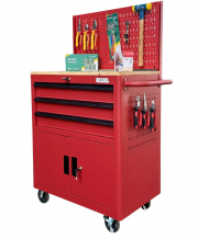 FABINA yellow 3-tier trolley