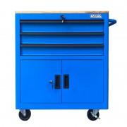 Tủ dụng cụ 3 hộc kéo 2 ngăn chứa màu xanh dương Fabina