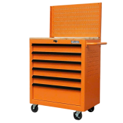 Tủ dụng cụ 3 hộc kéo 2 ngăn chứa màu đỏ Fabina