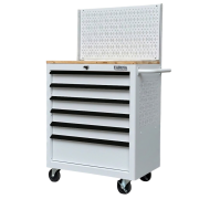 Tủ dụng cụ 3 hộc kéo 2 ngăn chứa màu đỏ Fabina