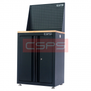 Tủ dụng cụ CSPS 61cm - 00 hộc kéo màu đen chân tăng chỉnh ván gỗ vách lưới