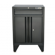 CSPS tool cabinet 61cm - 01 black drawer with cabinet legs