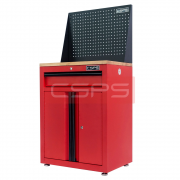 Tủ dụng cụ CSPS 61cm - 01 hộc kéo màu đỏ chân tăng chỉnh ván gỗ vách lưới