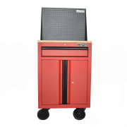 CSPS Red Tool Cabinet 61cm – 1 Drawer with mesh wall