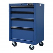 CSPS 61cm Blue Tool Cabinet with FBN Casters 12cm – 4 Drawers
