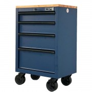 CSPS Matt Blue tool cabinet 61cm - 04 drawers with casters