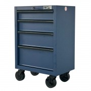 CSPS Matt Blue tool cabinet 61cm - 04 drawers with casters