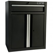 CSPS 61cm-01 tool cabinet with black drawers and white handles