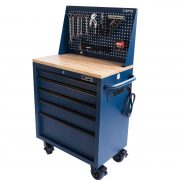CSPS Tool Cabinet Matt Blue 76cm – 05 Drawers Non-Lift with Mesh Wall