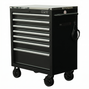Tủ dụng cụ CSPS 76cm - 07 hộc kéo tay cầm trắng (mặt inox)