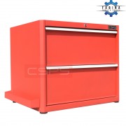 Tủ đựng dụng cụ 2 hộc kéo màu đỏ CSPS 91cm W x 61.5cm D x 75cm H