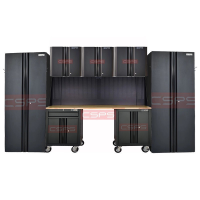 Set of 10 black CSPS tool cabinets – 366cm