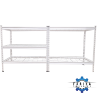 182cm . low white mesh multi-function shelf