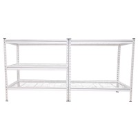 182cm . low white mesh multi-function shelf