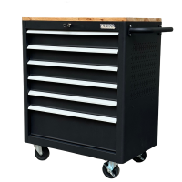 Tủ dụng cụ 6 hộc kéo màu đen Fabina