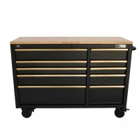 Tủ dụng cụ CSPS 132cm - 10 hộc kéo tay cầm vàng