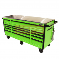 Tool Cabinet CSPS 183cm - 14 Drawers Green