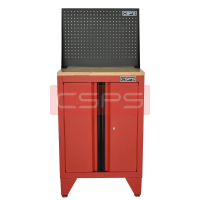 Tủ dụng cụ CSPS 61cm - 00 hộc kéo màu đỏ kèm chân tủ ván gỗ vách lưới