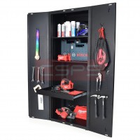 Tool cabinet CSPS black 2-door  91cm W x 61.5cm D x 136cm H