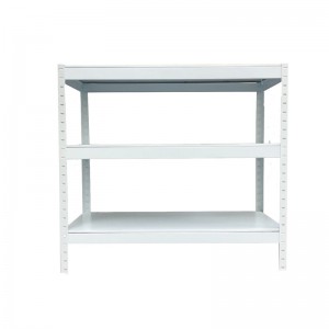 Kệ 3 tầng tấm thép màu trắng FABINA 100cm