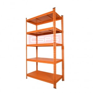 Kệ 5 tầng tấm thép CSPS màu Cam ngang 91cm