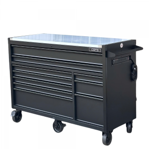 Tủ dụng cụ CSPS 10 hộc kéo màu đen mặt inox