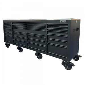 Tủ dụng cụ CSPS 24 hộc kéo màu đen nhám 244cm