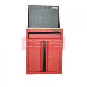 Tủ dụng cụ CSPS 61cm - 01 hộc kéo màu đỏ ván gỗ vách lưới